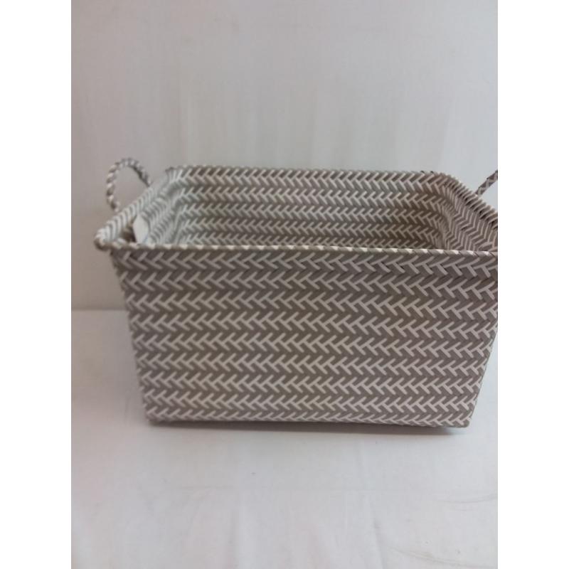 Large Woven Rectangular Storage Basket 18 x 14 - Brightroom™