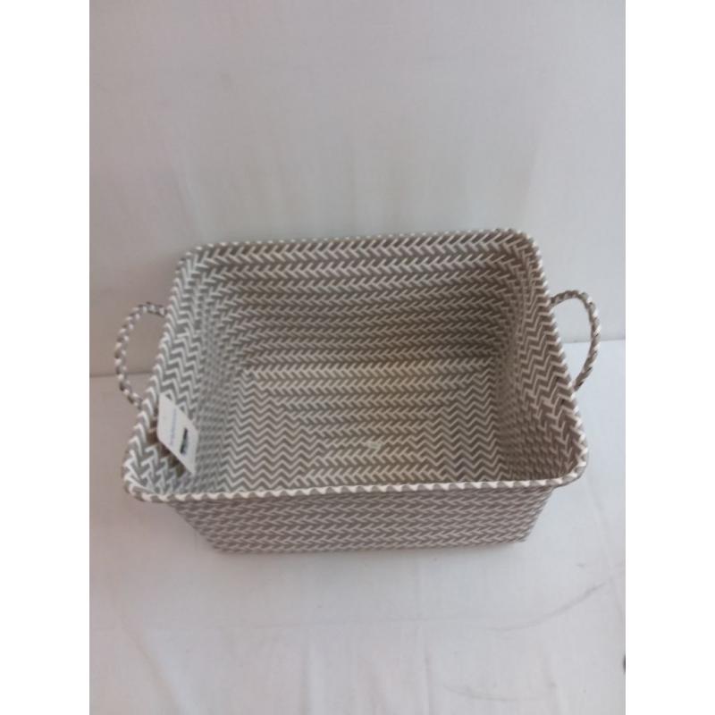 Large Woven Rectangular Storage Basket 18 x 14 - Brightroom™