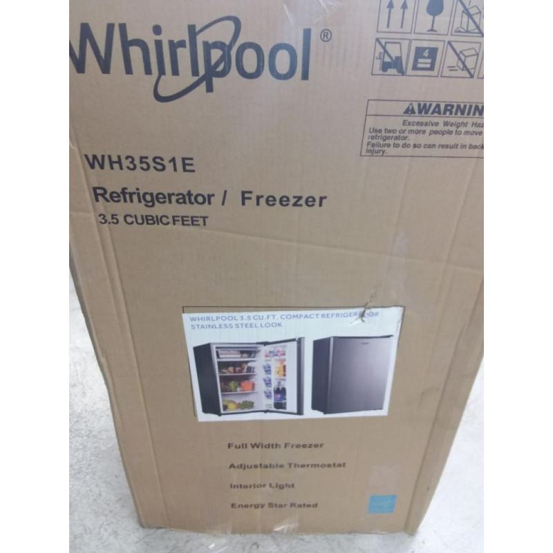 Whirlpool 3.5 cu. ft Mini Refrigerator - Stainless Steel WH35S1E