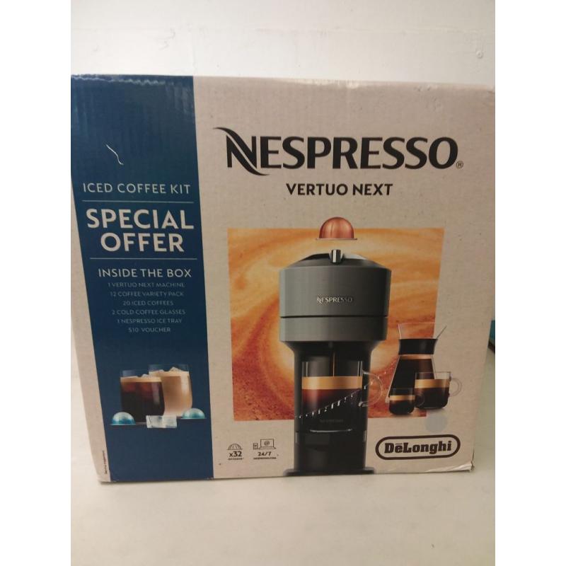Vertuo Next Coffee and Espresso Maker by De'Longhi, with Iced Coffee Bundle