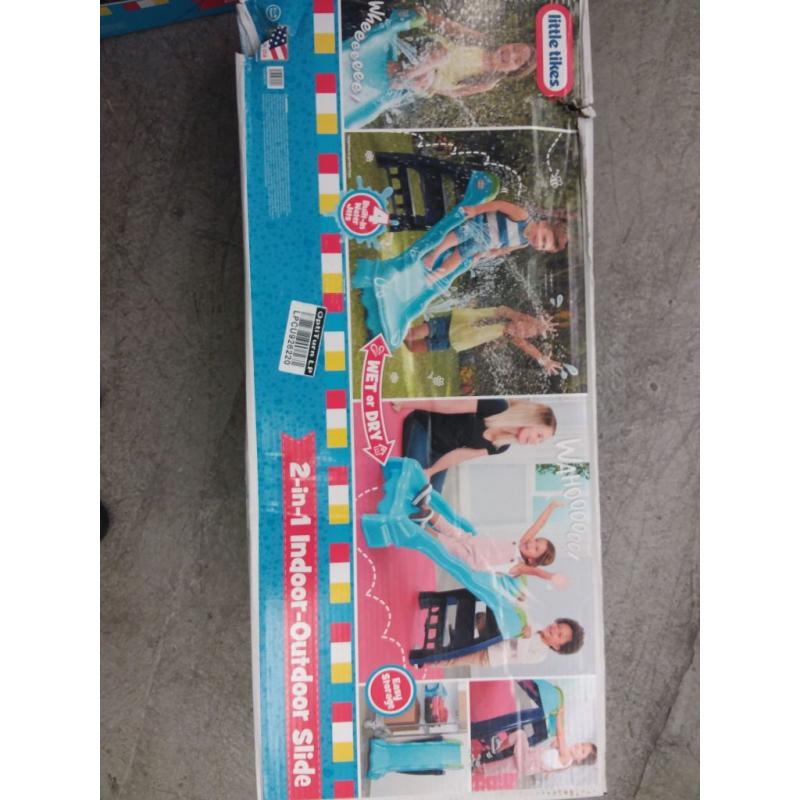 2-in-1 Indoor-Outdoor Wet or Dry Slide