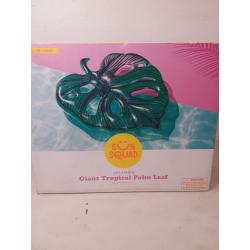 Tropical Palm Leaf Pool Float Dark Green