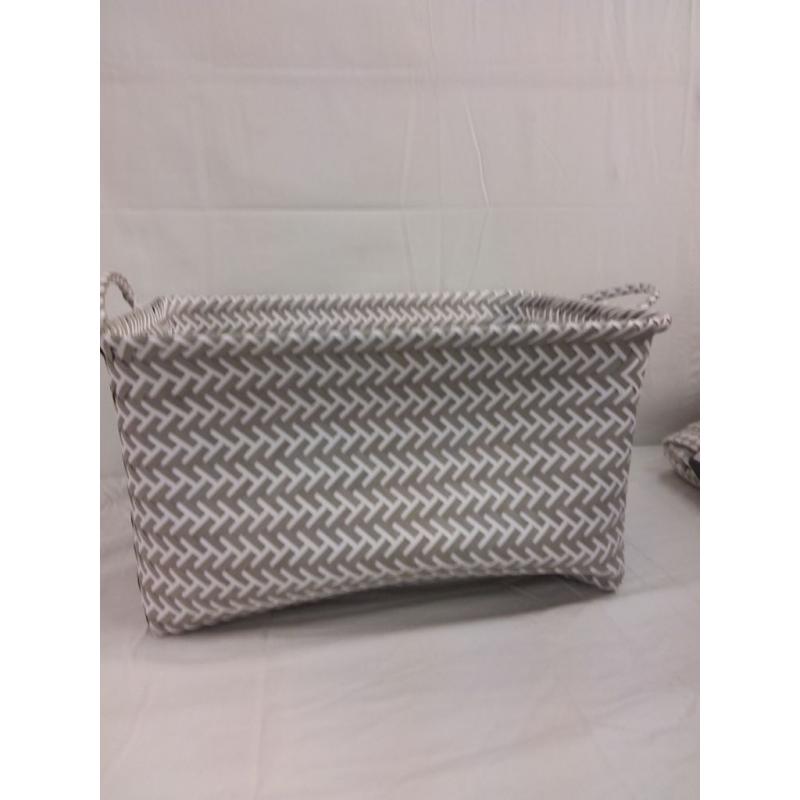 18 in L x 14 in W x 9 3/4in H Woven Basket Brightroom