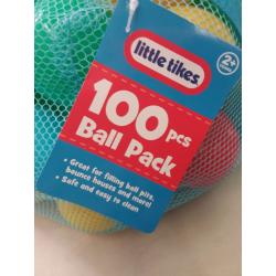 Little Tikes Balls for Kids' with Reusable Mesh Bag - 100pcs