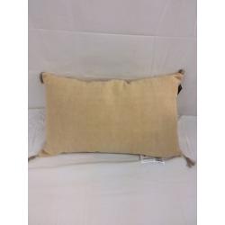 Washed Linen Lumbar Throw Pillow with Tassels Gold - Threshold