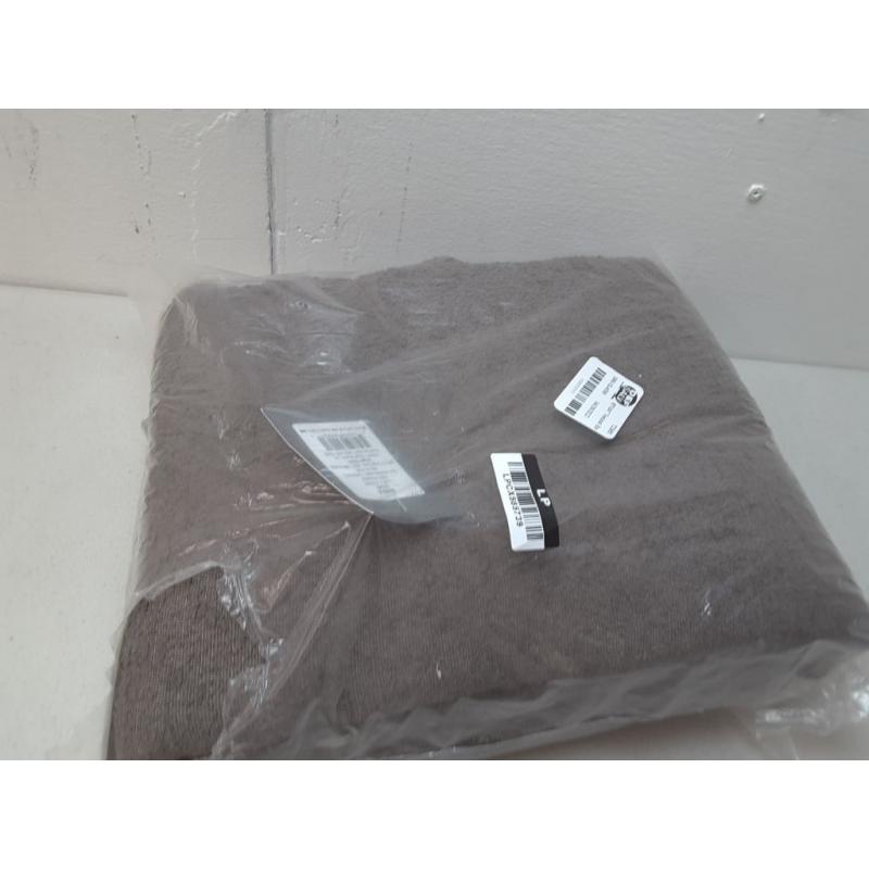 95x54 Textural Boucle Light Filtering Curtain Panel Brown - Threshold