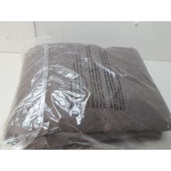 95x54 Textural Boucle Light Filtering Curtain Panel Brown - Threshold