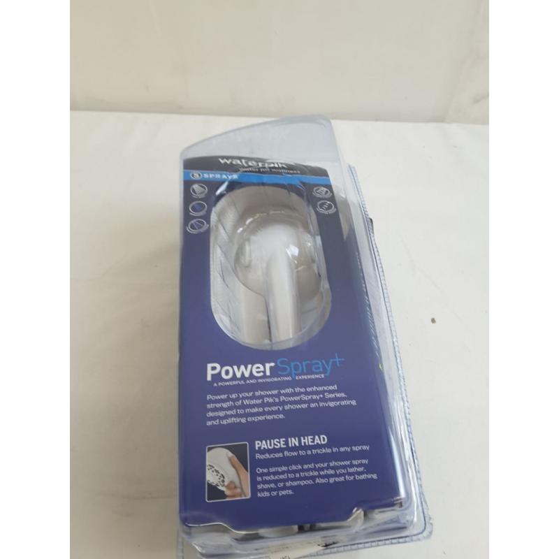PowerSpray Hand Held Shower Head 5-mode White- Waterpik