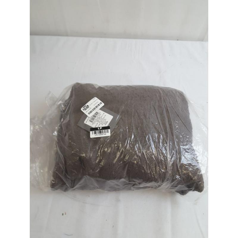 Textural Boucle Light Filtering Curtain Panel - Threshold