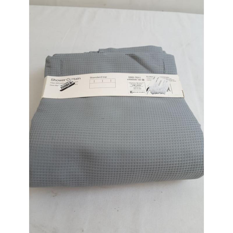 Room Essentials Gray Waffleweave Shower Curtain 72 x 72