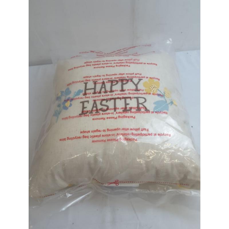 'Happy Easter' Square Throw Pillow Neutral - Threshold