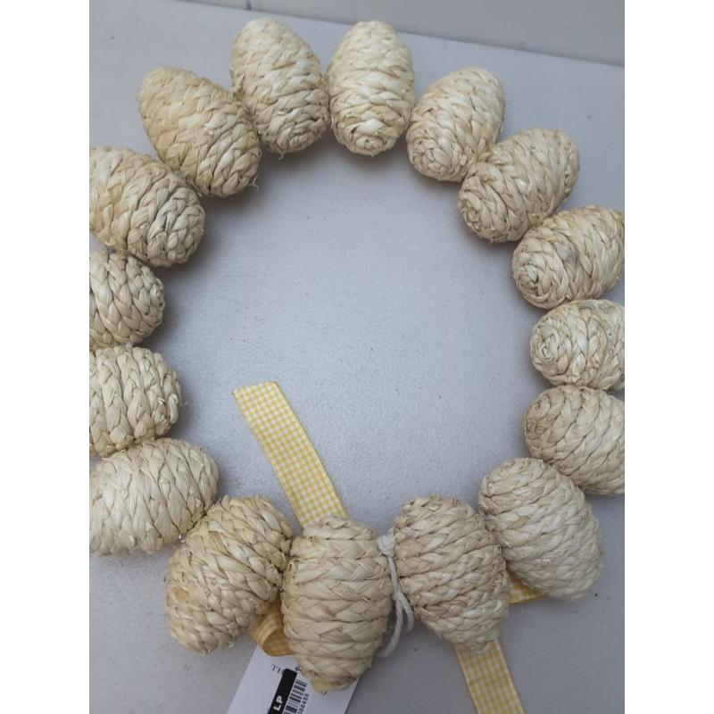 Braided Egg Wreath - Threshold