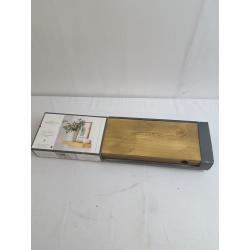 24 x 6 Wood Floating Wall Shelf Pine - Threshold