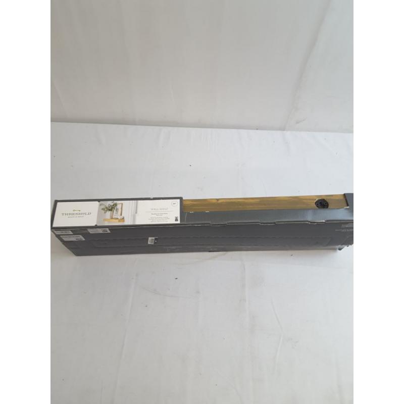 24 x 6 Wood Floating Wall Shelf Pine - Threshold