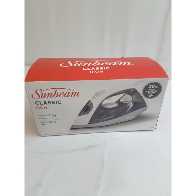 Sunbeam 1200W Classic Iron with Precision Tip and Anti-Calc Technology