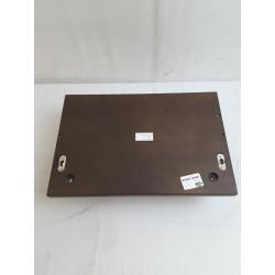 15 x 10 Wood Welcome Mail Station Walnut - Threshold