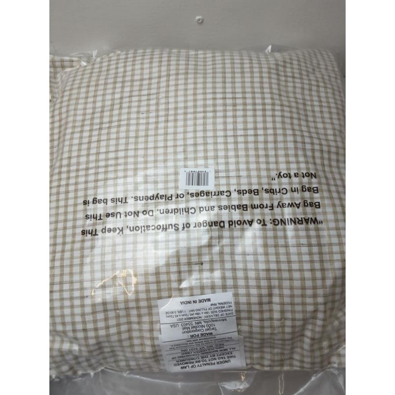 Mom and Baby Bunny Square Throw Pillow Cream - Threshold