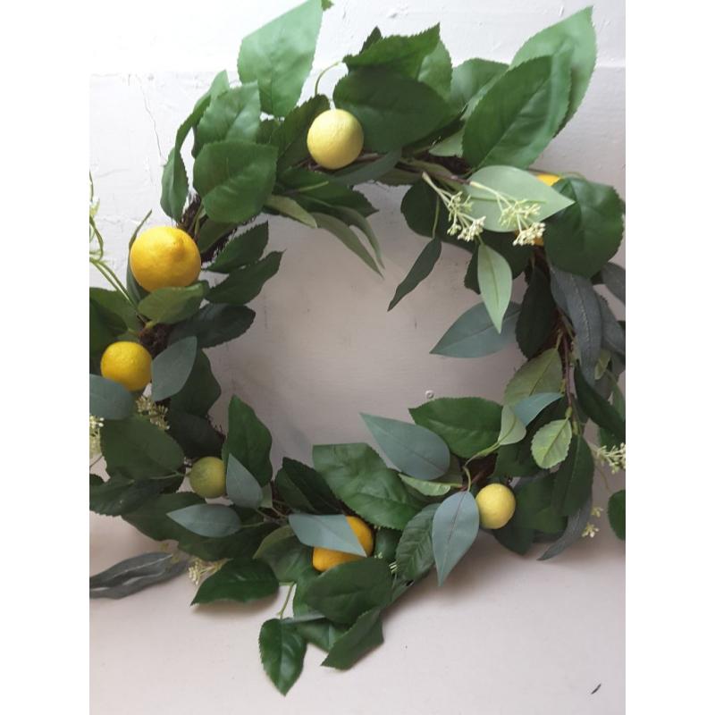 Lemon Wreath - Threshold designed with Studio McGee