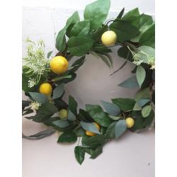Lemon Wreath - Threshold designed with Studio McGee