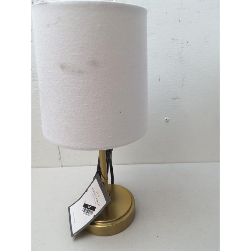 Metal Stick Mini Table Lamp Brass (Includes LED Light Bulb) - Threshold