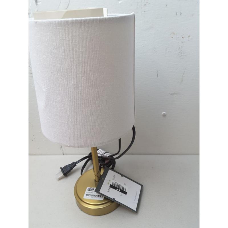 Metal Stick Mini Table Lamp Brass (Includes LED Light Bulb) - Threshold