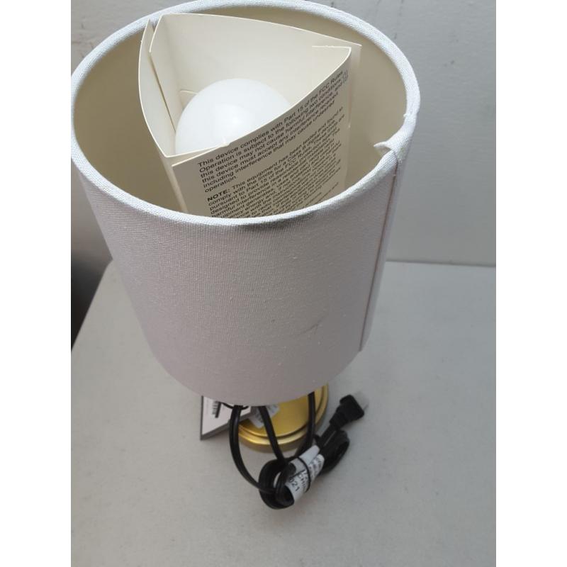 Metal Stick Mini Table Lamp Brass (Includes LED Light Bulb) - Threshold