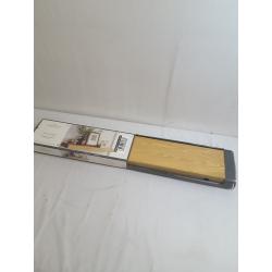 36 x 2.3 Wood Floating Wall Shelf Pine - Threshold
