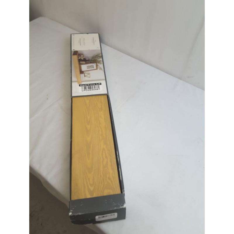36 x 2.3 Wood Floating Wall Shelf Pine - Threshold