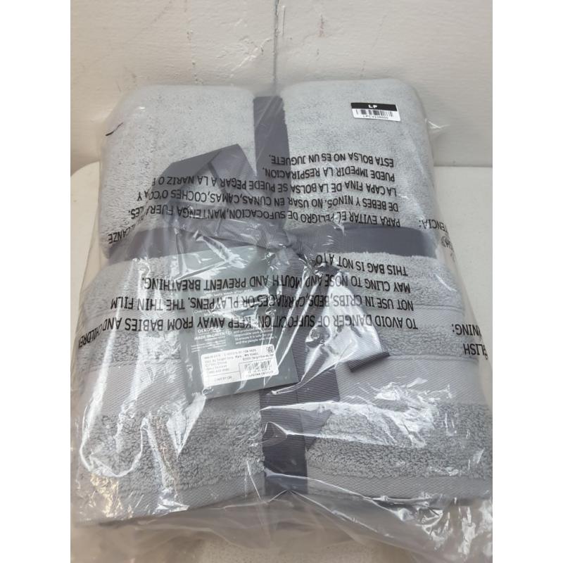 2pk Performance Bath Towel Set Gray - Threshold