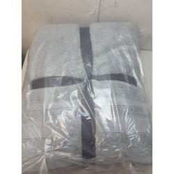 2pk Performance Bath Towel Set Gray - Threshold