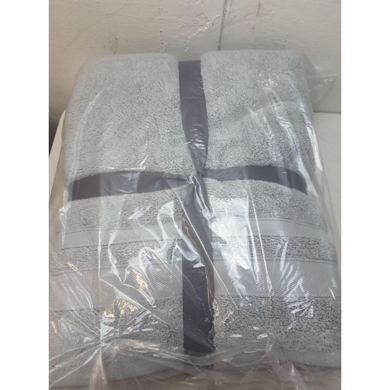 2pk Performance Bath Towel Set Gray - Threshold