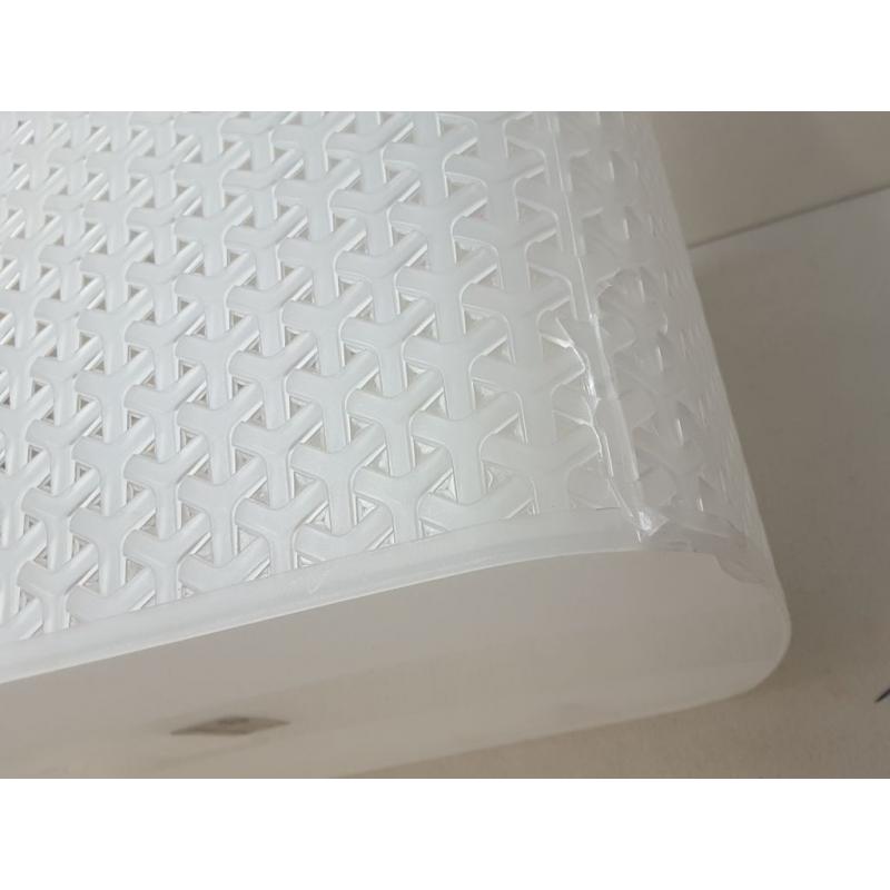 Y-Weave XL Curved Decorative Storage Basket Translucent - Room Essentials