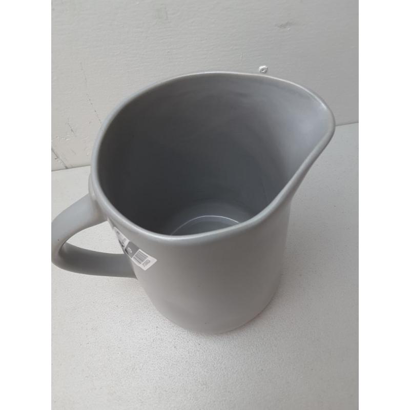 Large 112oz Matte Stoneware Pitcher Light Gray - Hearth & Hand with Magnolia