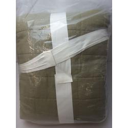 King Plus Heavyweight Linen Blend Quilt Moss Green - Casaluna