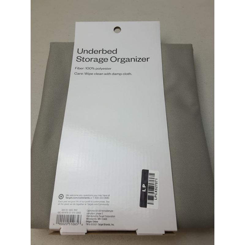 Underbed Storage Gray - Room Essentials