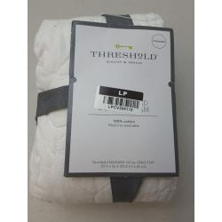 Standard Embroidered Cotton Quilt Sham White  - Threshold