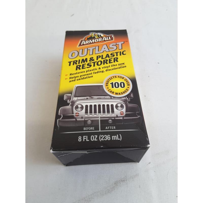 Armor All 8oz Outlast Trim and Plastic Restorer Automotive Protector