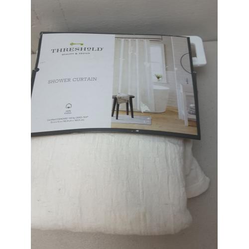 72x72 Shower Curtain White - Threshold