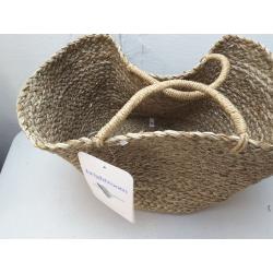 Rectangular Woven Seagrass Basket Natural - Brightroom