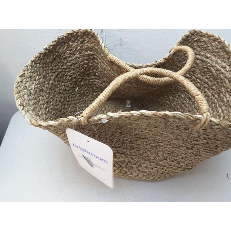 Rectangular Woven Seagrass Basket Natural - Brightroom
