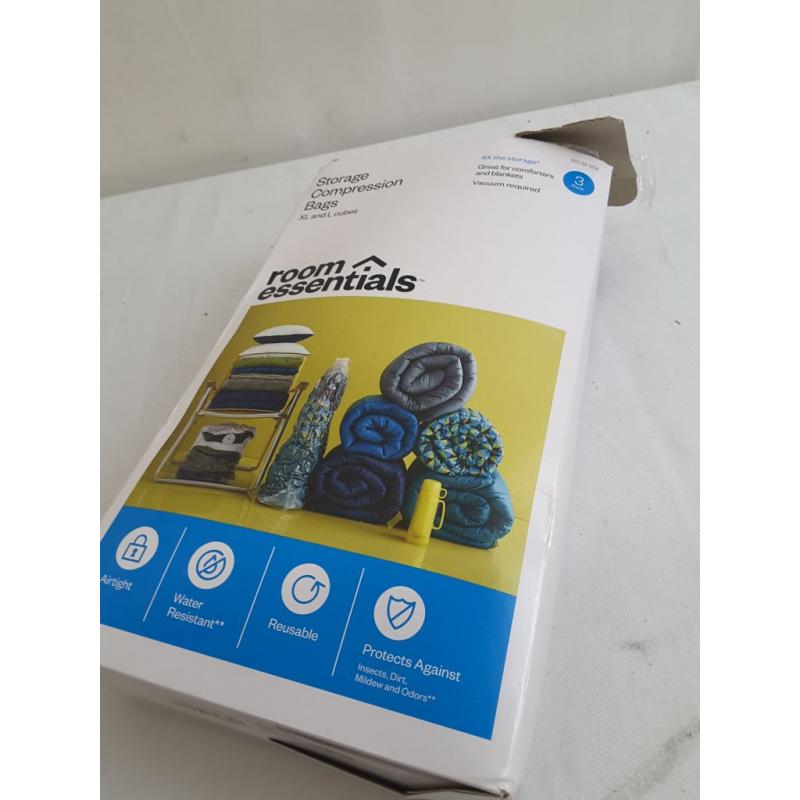 3 Cube Compression Bags Combo Clear - Room Essentials