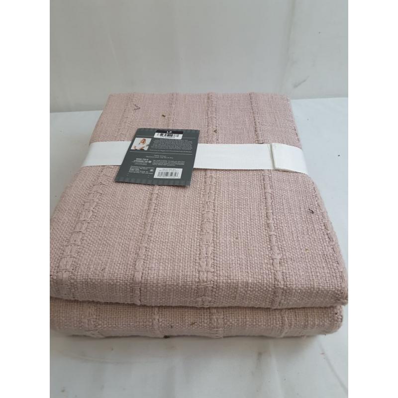 60x86 Oversized 100% Cotton Bed Throw Blush - Threshold