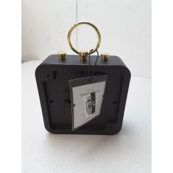 5 Square Alarm Clock Black - Threshold