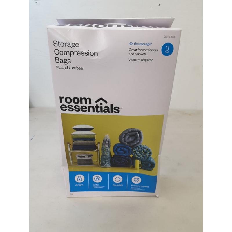 3 Cube Compression Bags Combo Clear - Room Essentials