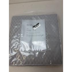 Waterproof Fabric Heavy Weight Shower Liner Gray- Made By Design