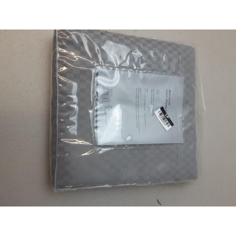 Waterproof Fabric Heavy Weight Shower Liner Gray - Made By Design