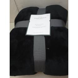 King Microplush Bed Blanket Black - Threshold™