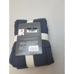 Grid Stitch Cotton Quilt Sham Blue/Gray - Threshold™ Designed With Studio Mcgee