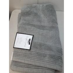 20x32 Luxe Cotton Handcrafted Bath Rug Gray - Charisma