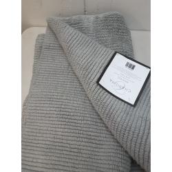 20x32 Luxe Cotton Handcrafted Bath Rug Gray - Charisma
